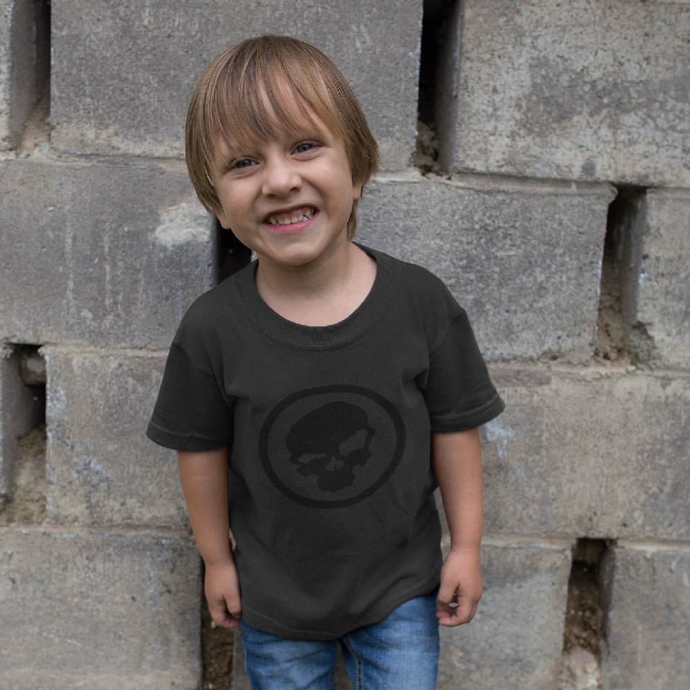 Black on Black Skull Logo - Urban Pirate
