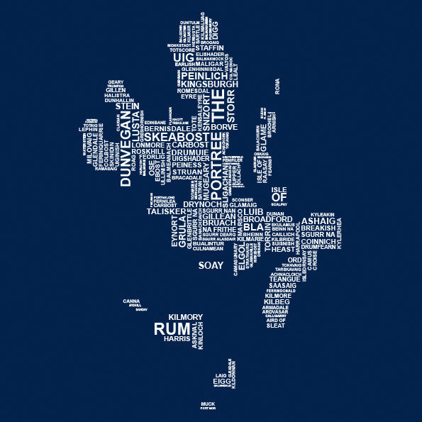 Skye Map Names - Navy - Urban Pirate