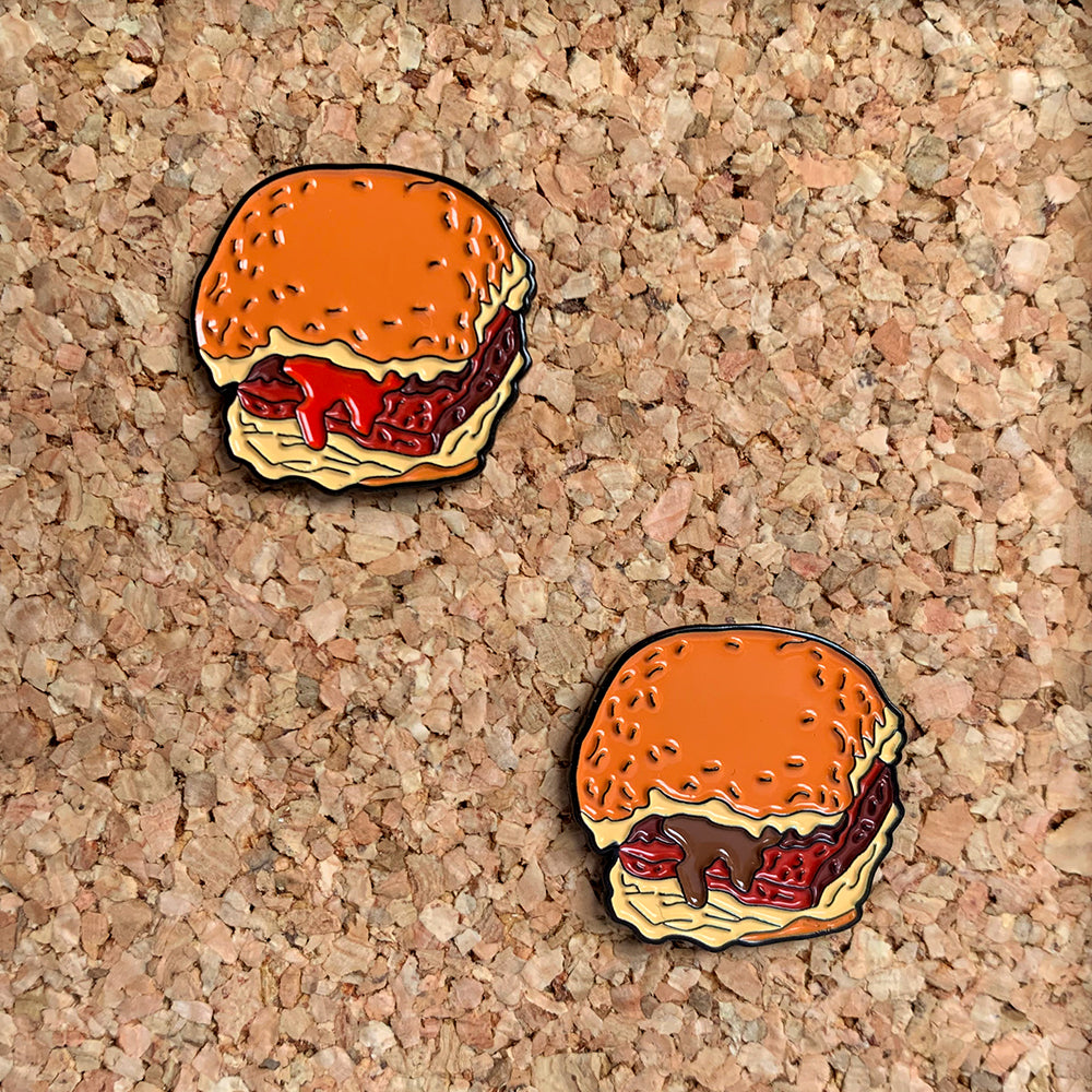 Square Sausage enamel Pin - Urban Pirate