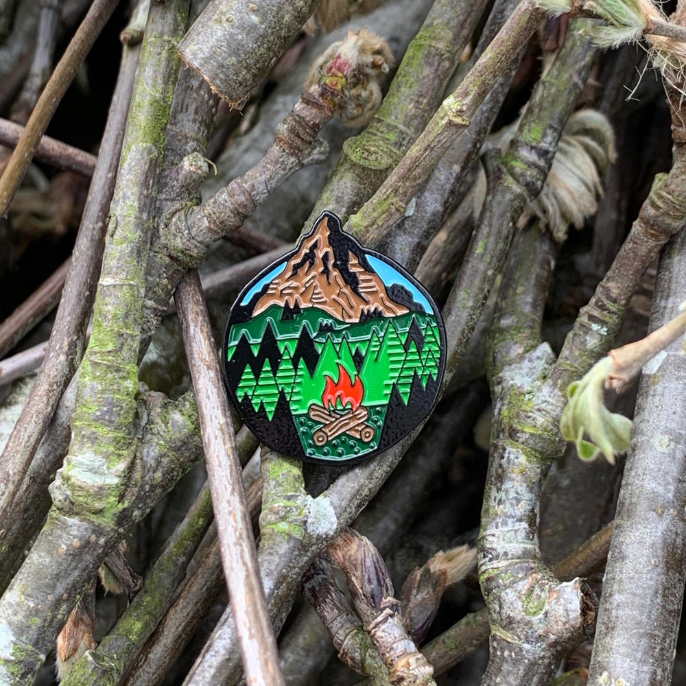 campfire-enamel-pin-hiking-scottish-gift