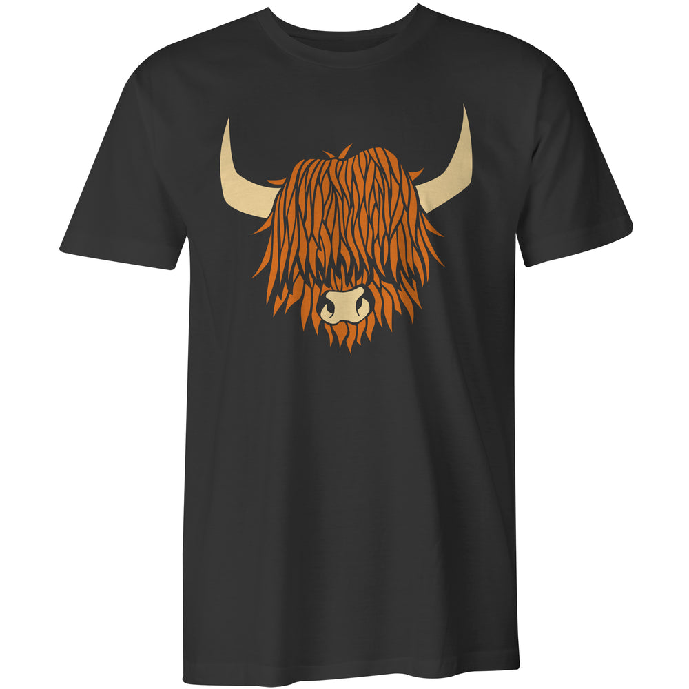 Ginger highalnd cow tshirt