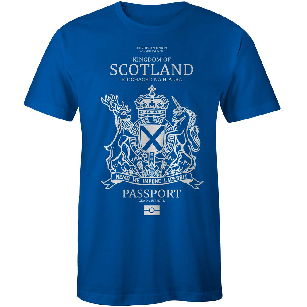 scottish passport tshirt design
